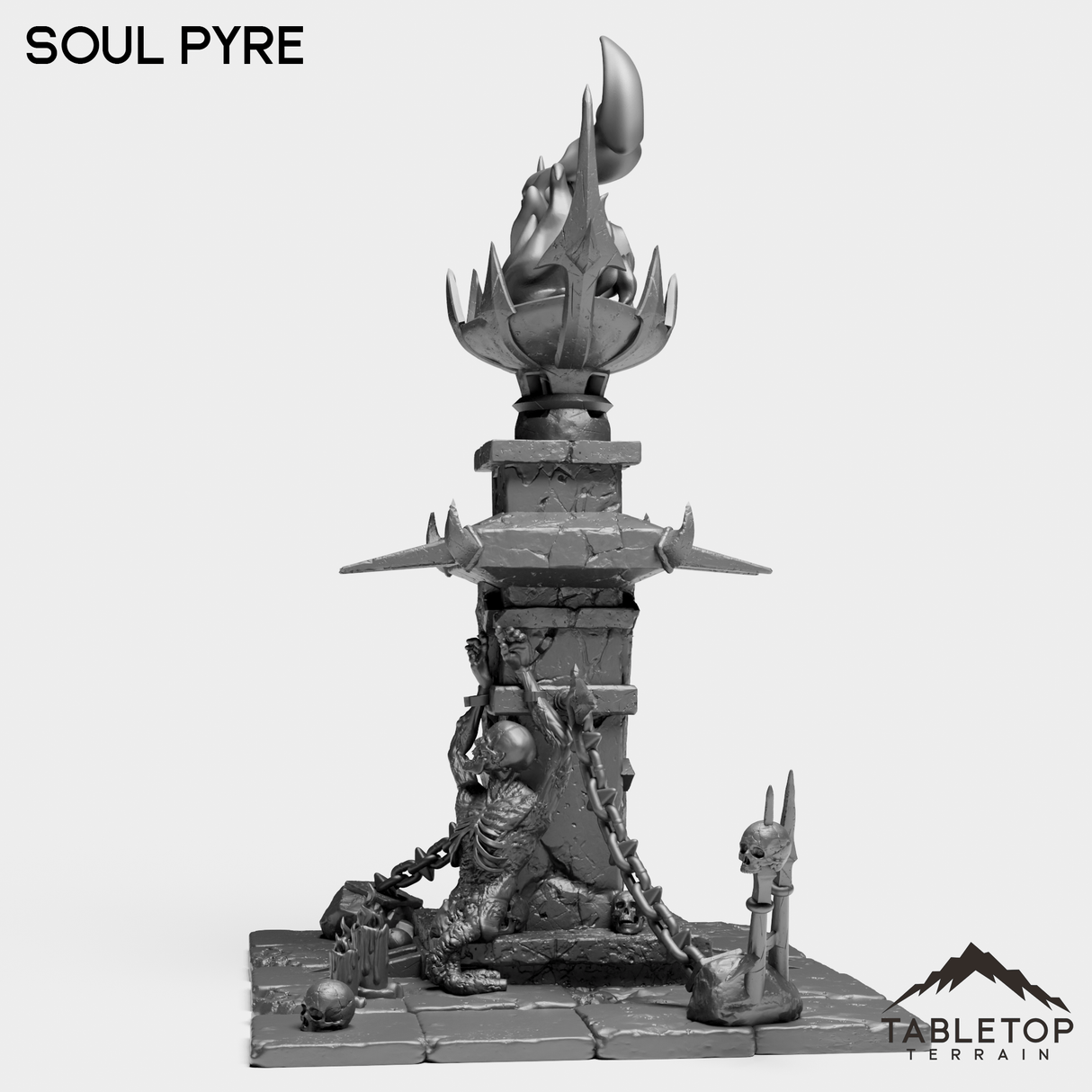Tabletop Terrain Miniature Soul Pyre - Grimdark Terrain