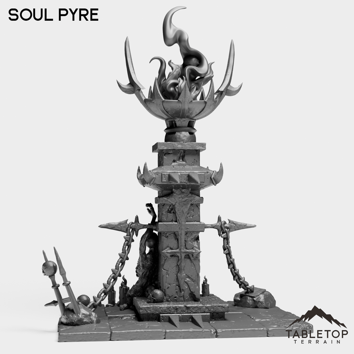 Tabletop Terrain Miniature Soul Pyre - Grimdark Terrain