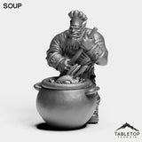 Tabletop Terrain Miniature Soup Orc Chef