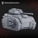 Tabletop Terrain Miniature Space Knights APC - Armored Personnel Carrier Tank