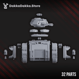 Tabletop Terrain Miniature Space Knights APC - Armored Personnel Carrier Tank