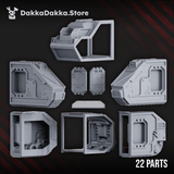 Tabletop Terrain Miniature Space Knights ASV - Armored Support Vehicle Tank