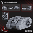Tabletop Terrain Miniature Space Knights ASV - Armored Support Vehicle Tank