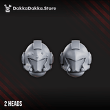 Tabletop Terrain Miniature Space Knights (build kit) - Prime Armored Battleline Squad