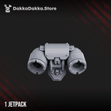 Tabletop Terrain Miniature Space Knights Storm Squad with Jetpacks (build kit) - Prime Armored Assault Unit