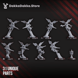 Tabletop Terrain Miniature Spacelair Airborne Anchorites (build kit)