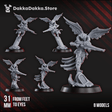 Tabletop Terrain Miniature Spacelair Airborne Anchorites Squad (x8)