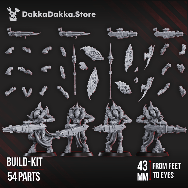 Tabletop Terrain Miniature Spacelair Anchorites (build kit)