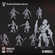 Tabletop Terrain Miniature Spacelair Fighters Squad (x10)