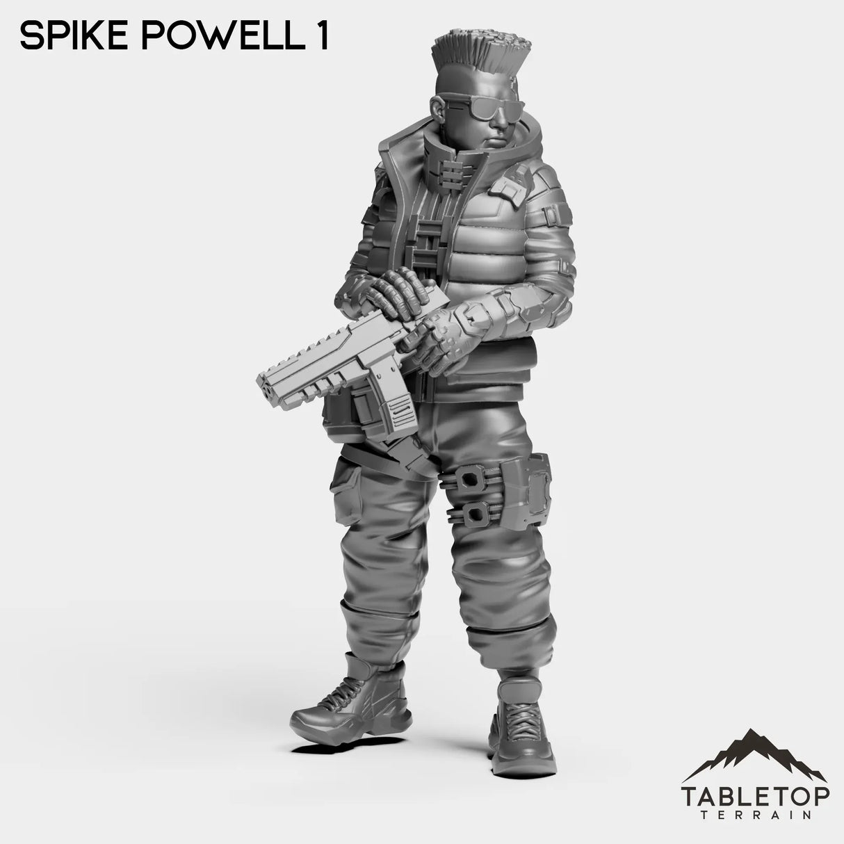 Tabletop Terrain Miniature Spike Powell 1 Spike Powell - Route Raiders