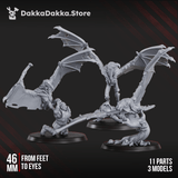 Tabletop Terrain Miniature Sporehawks Squad (x3)