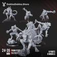 Tabletop Terrain Miniature Sporemorphs Squad (x6)