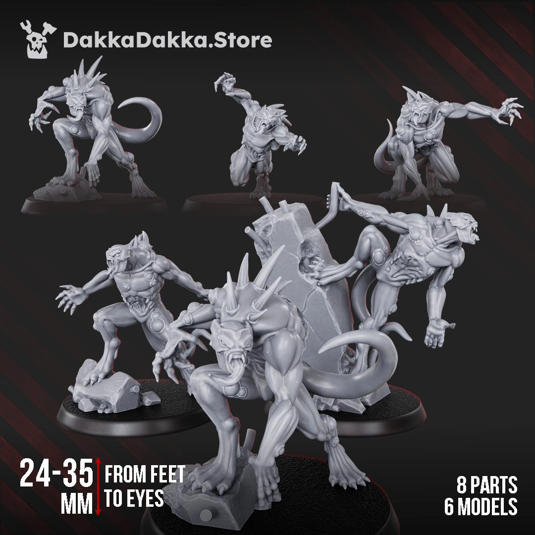 Tabletop Terrain Miniature Sporemorphs Squad (x6)
