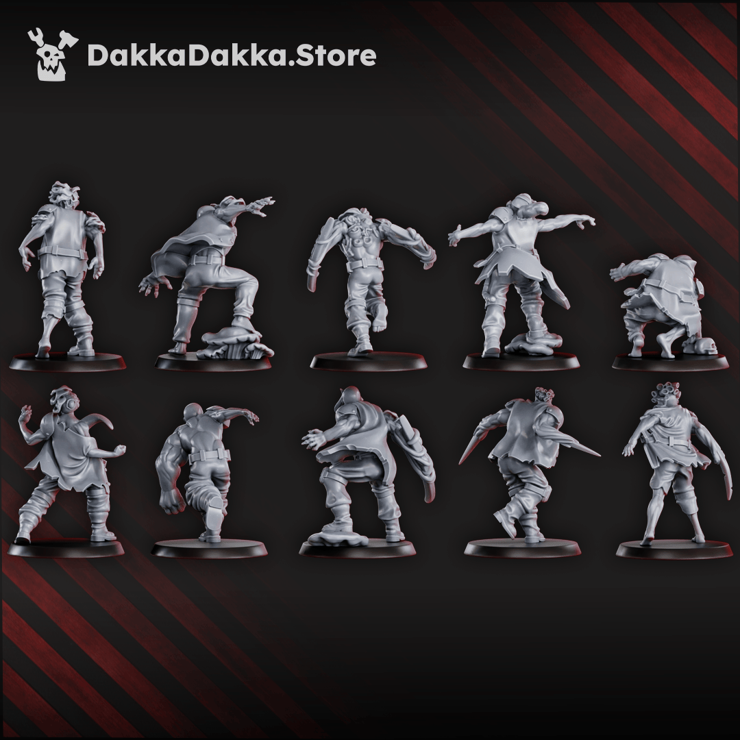 Tabletop Terrain Miniature Sporesprinters Squad (x10)