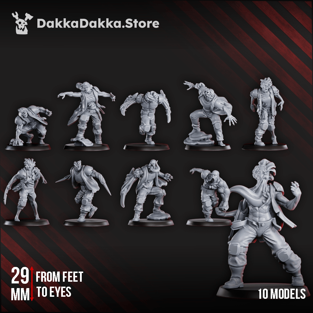 Tabletop Terrain Miniature Sporesprinters Squad (x10)