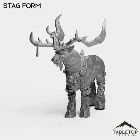 Tabletop Terrain Miniature Stag Form Minotaur Druid Forms