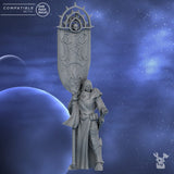 Tabletop Terrain Miniature Standard bearer of the St. Moon