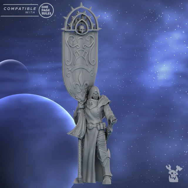 Tabletop Terrain Miniature Standard bearer of the St. Moon