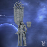 Tabletop Terrain Miniature Standard bearer of the St. Moon