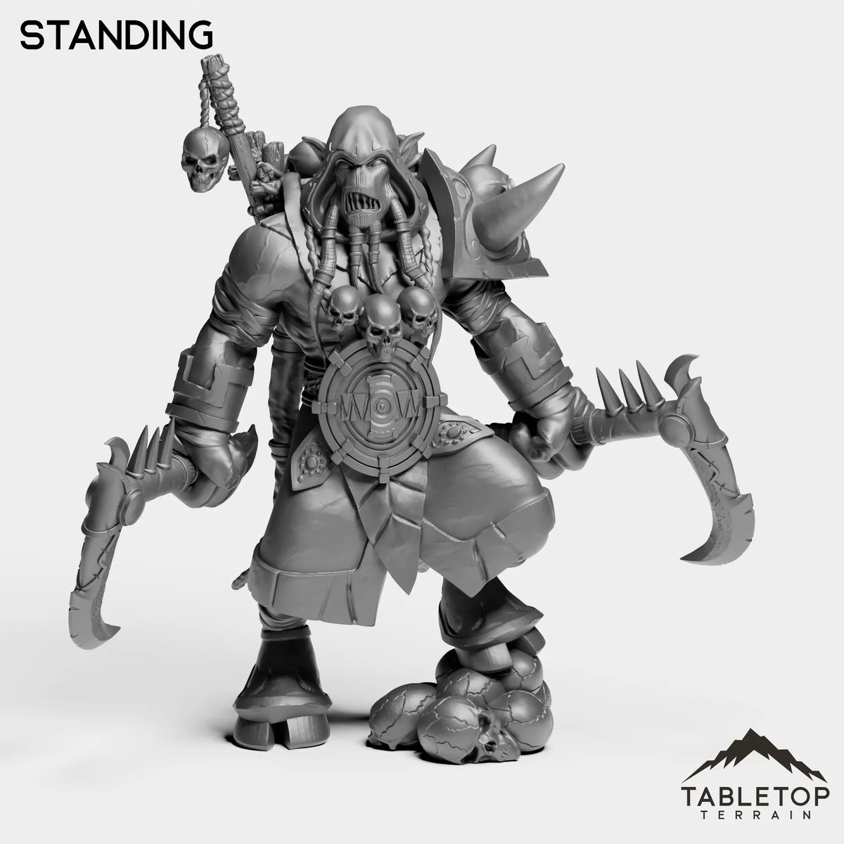 Tabletop Terrain Miniature Standing Broken Exiled