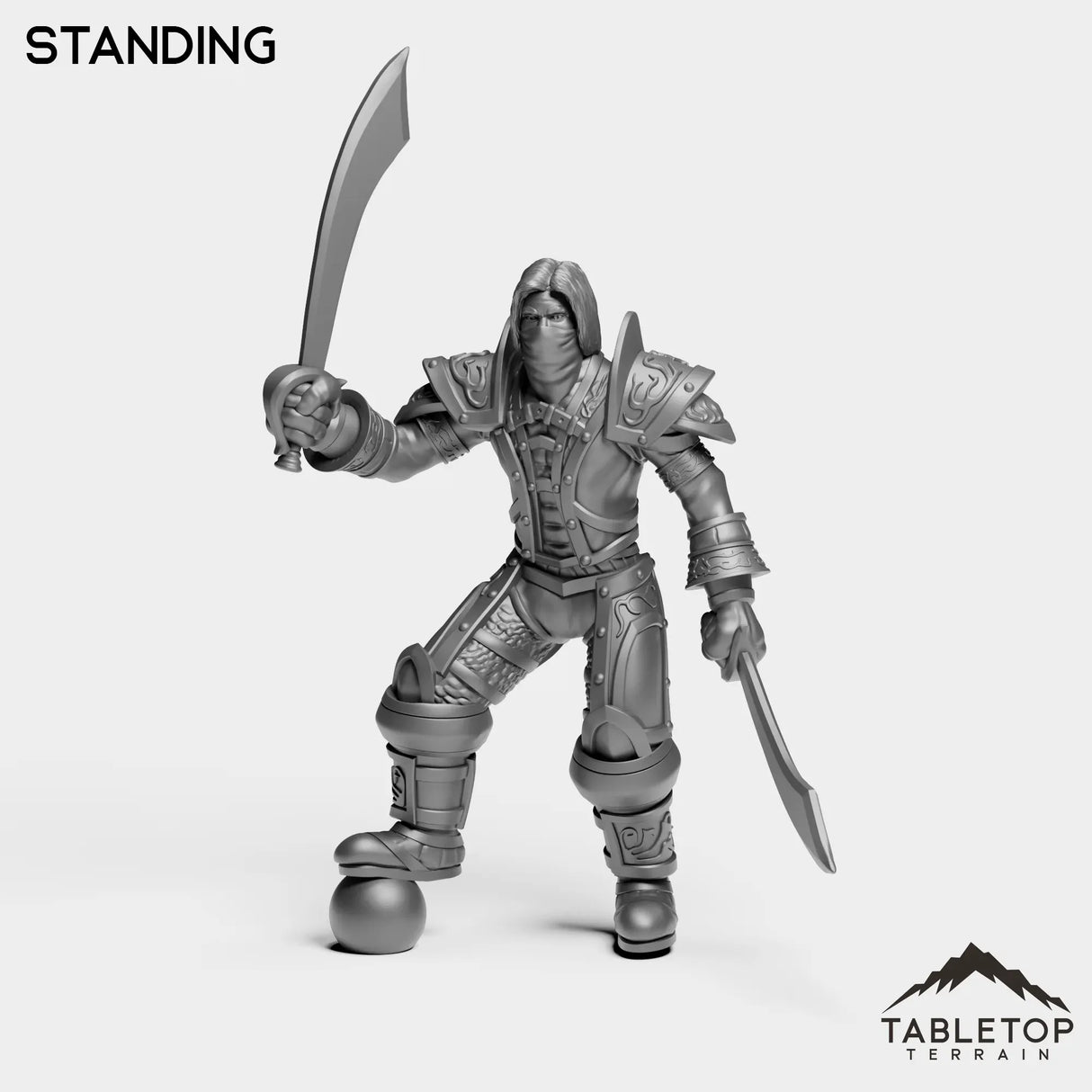 Tabletop Terrain Miniature Standing Captain Edwin