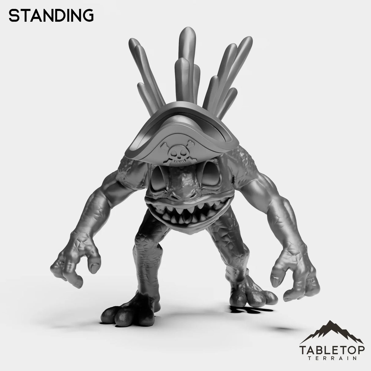 Tabletop Terrain Miniature Standing Captain Pastry