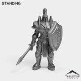 Tabletop Terrain Miniature Standing Culled Knights Footman Female