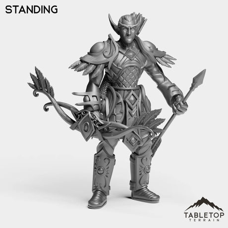 Tabletop Terrain Miniature Standing Darkness Hunter