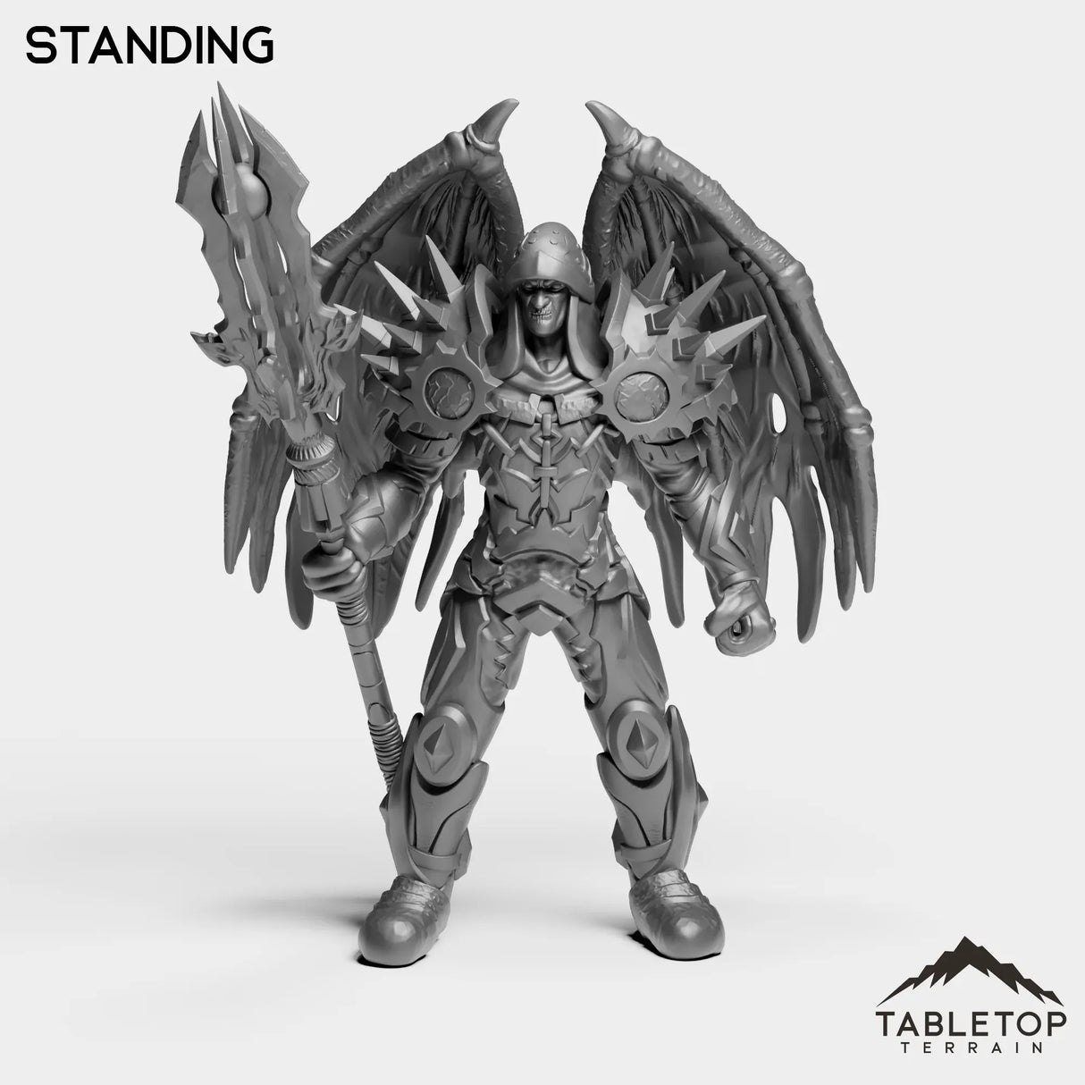 Tabletop Terrain Miniature Standing Demon Dark Knight