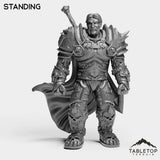 Tabletop Terrain Miniature Standing DK Horseman King
