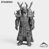 Tabletop Terrain Miniature Standing DK Horseman Leader