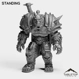 Tabletop Terrain Miniature Standing DK Horseman Orc