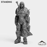 Tabletop Terrain Miniature Standing DK Horseman Priestess