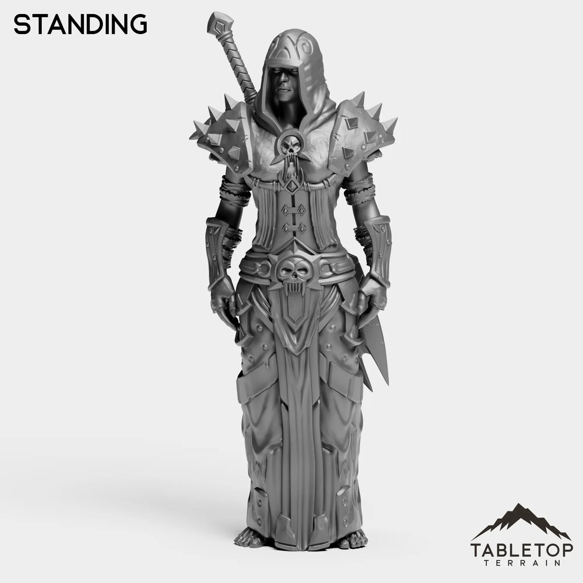 Tabletop Terrain Miniature Standing DK Human Female