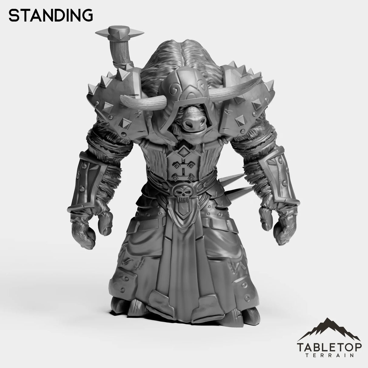 Tabletop Terrain Miniature Standing DK Minotaur