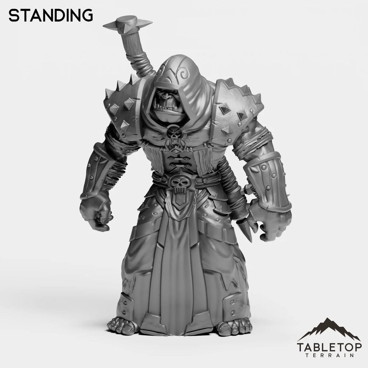 Tabletop Terrain Miniature Standing DK Orc