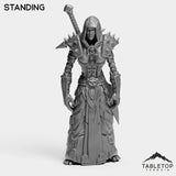 Tabletop Terrain Miniature Standing DK Undead Female