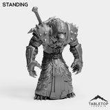 Tabletop Terrain Miniature Standing DK Werewolf