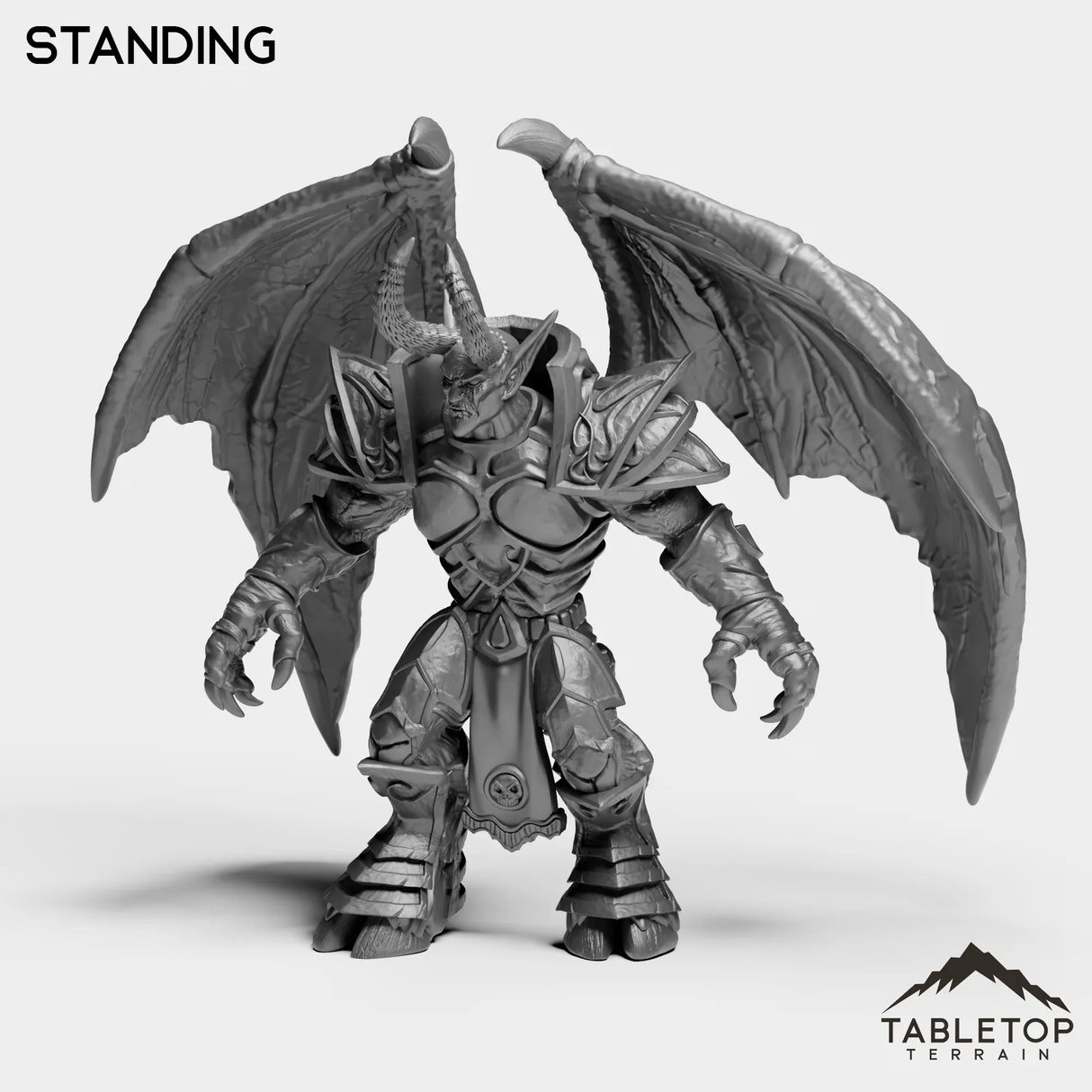 Tabletop Terrain Miniature Standing Dreadlord Corruptor