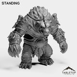 Tabletop Terrain Miniature Standing Furbolg Shaman Leader