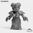 Tabletop Terrain Miniature Standing Gnome Timekeeper