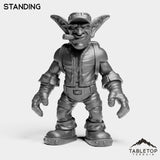Tabletop Terrain Miniature Standing Goblin Leader