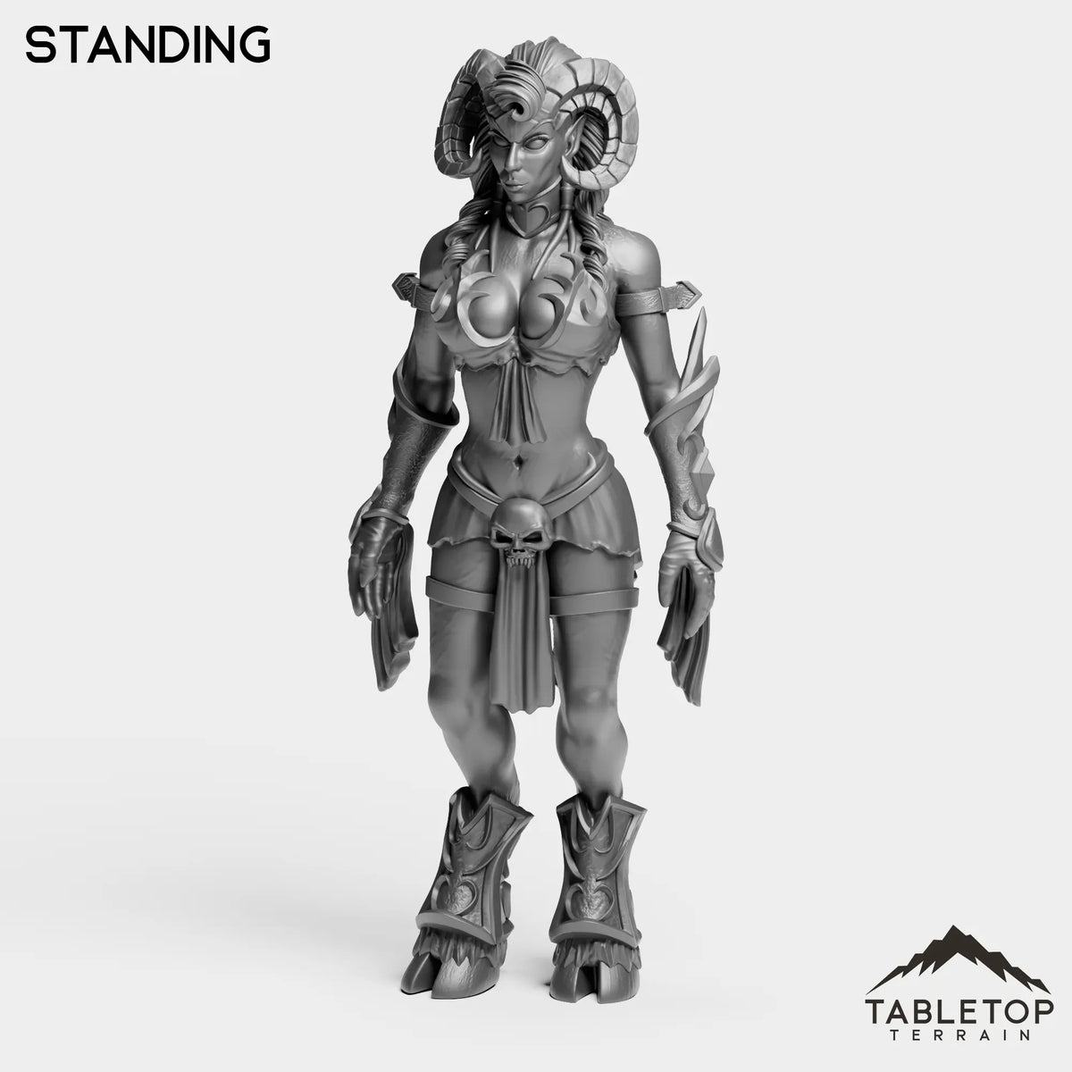 Tabletop Terrain Miniature Standing Grand Warlock