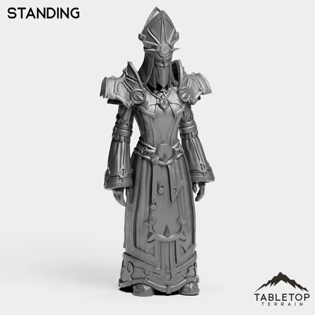 Tabletop Terrain Miniature Standing Highland Caster Female