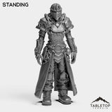 Tabletop Terrain Miniature Standing Highland Hunter Female