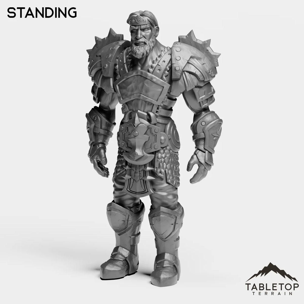 Tabletop Terrain Miniature Standing Highland Warlord