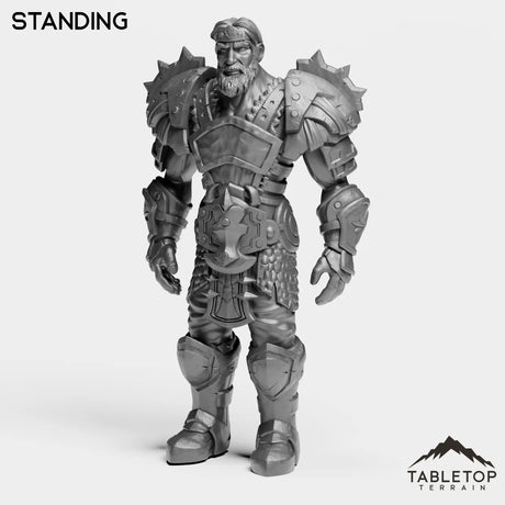 Tabletop Terrain Miniature Standing Highland Warlord