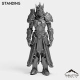 Tabletop Terrain Miniature Standing Highland Warrior Female