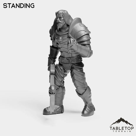 Tabletop Terrain Miniature Standing Horseman Boss 5