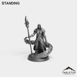 Tabletop Terrain Miniature Standing Human Frost Sorceress